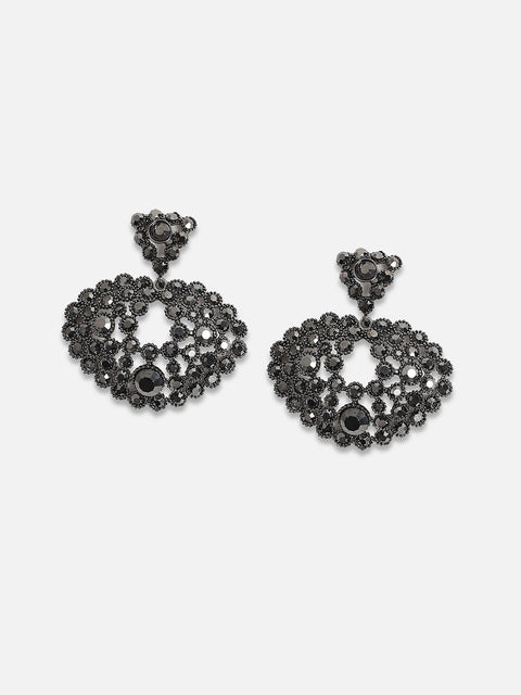 Silver-Plated Contemporary Stud Earrings