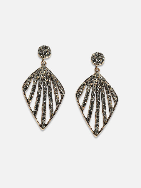 Silver-Plated Drop Earrings