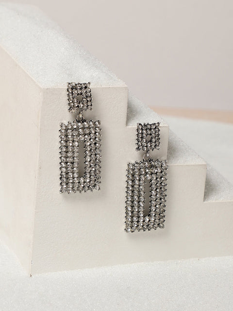 Silver Plated Drop Earrings
