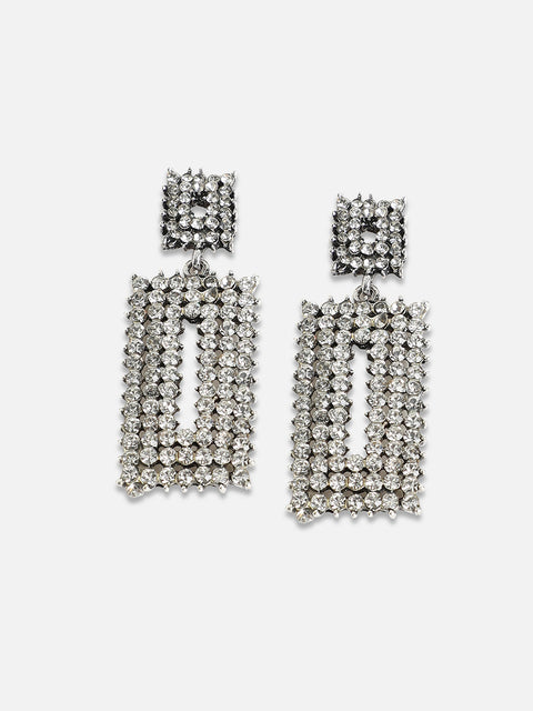 Silver Plated Drop Earrings