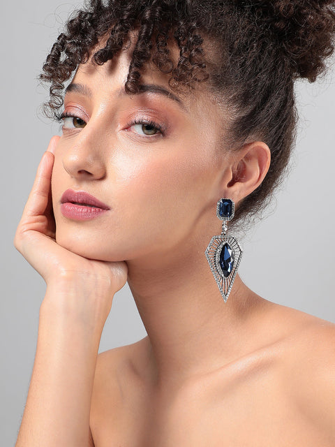Contemporary Drop Earrings