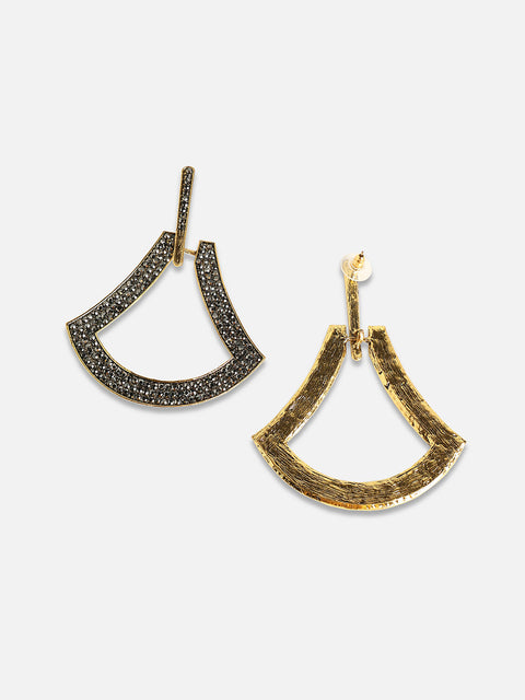 Gold Plated Drop Earrings