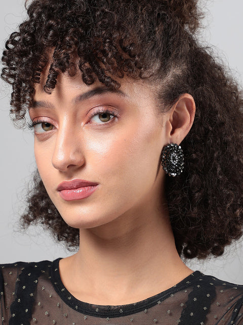 Contemporary Artificial Stones Studs Earrings