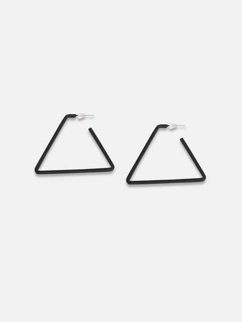 Geometric Shape Hoop Earrings