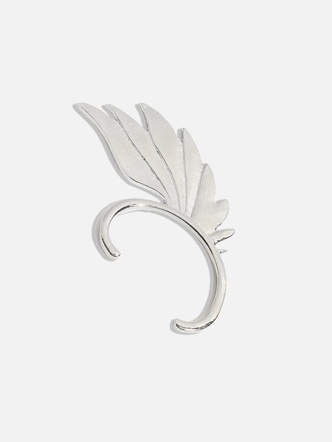 Silver-Plated Contemporary Ear Cuff
