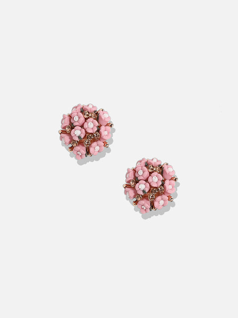 Gold-Plated Contemporary Studs Earrings