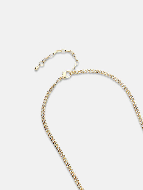 Gold-Plated Necklace and Earrings