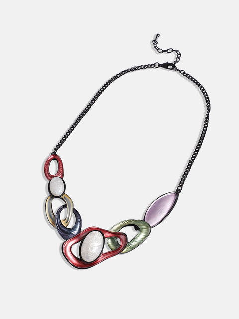 Abstract Stone Studded Jewellery Set