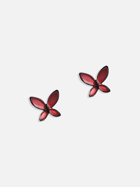 Butterfly Necklace Earrings Jewellery Set