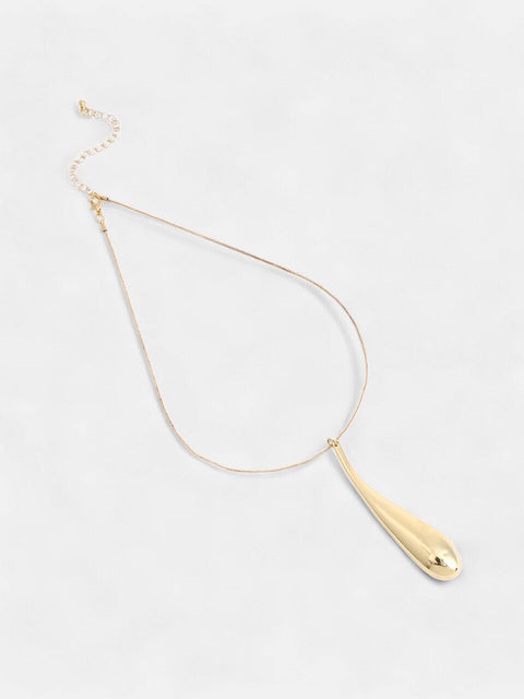 The Drip Pendant Necklace - California Gold-SOHINC6068