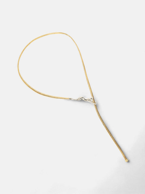 The Jaguar Lariat Necklace - California Gold-SOHINC6081
