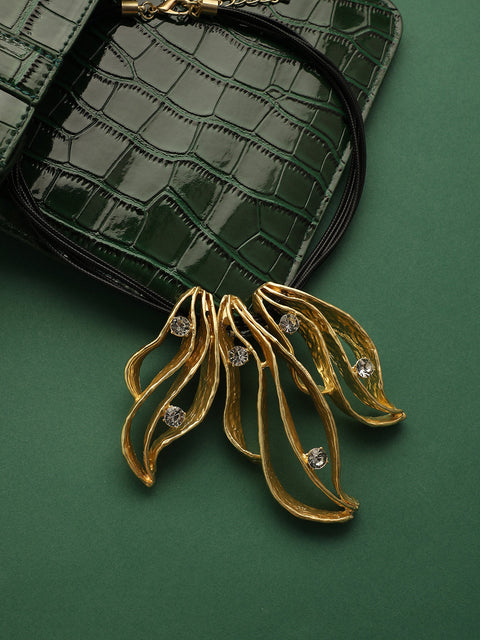 Gold-Plated Statement Necklace