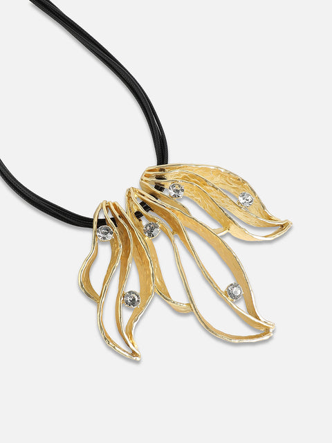 Gold-Plated Statement Necklace