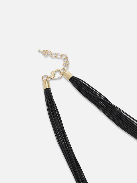 Alloy Gold-Plated Statement Necklace