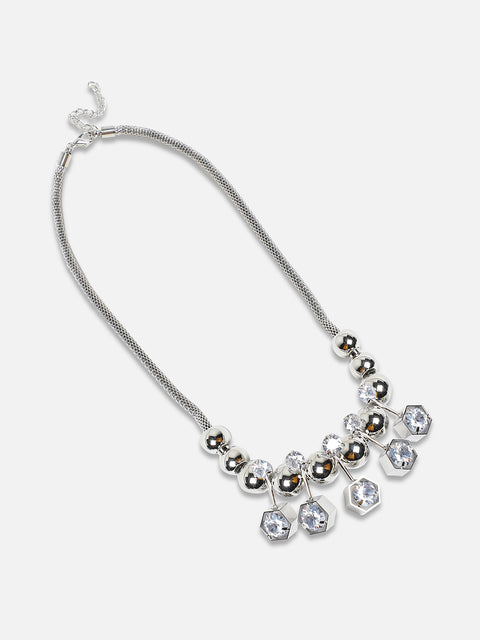 Silver-Plated Minimal Necklace