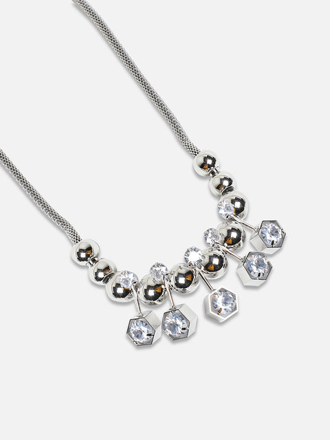 Silver-Plated Minimal Necklace