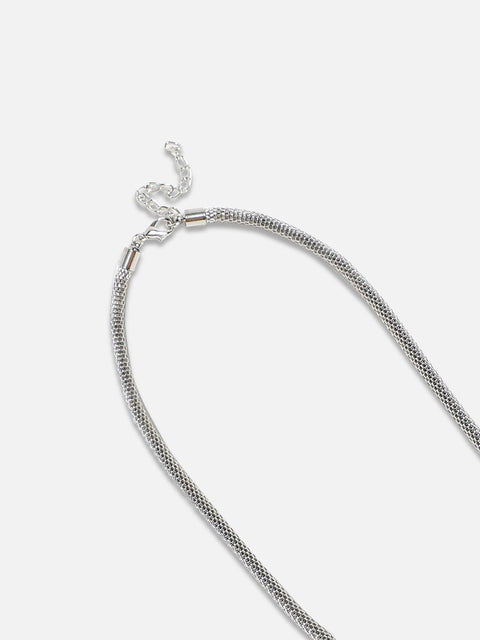Silver-Plated Minimal Necklace
