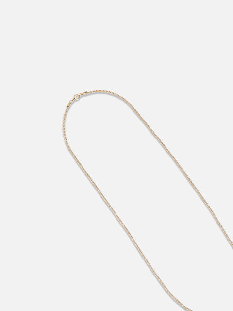 Gold-Plated Circular-Shaped Stones-Studded Pendants with Chains