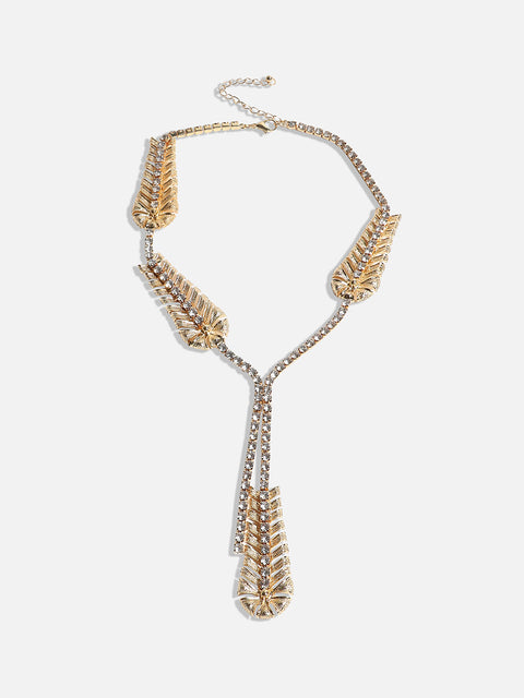 Gold-Plated Minimal Studded Necklace