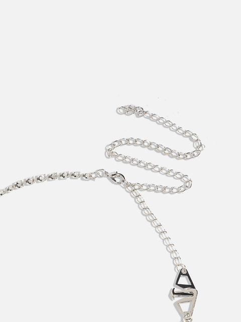 Butterfly Silver-Plated Necklace
