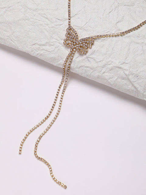 Artificial Stones Silver Plated Necklace