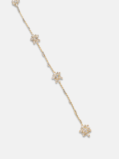 Gold Plated Artificial Stones Necklace