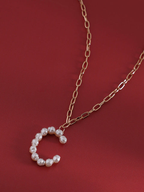 Gold-Plated Beaded Chain
