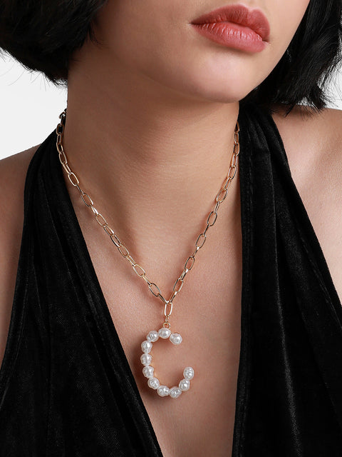 Gold-Plated Beaded Chain