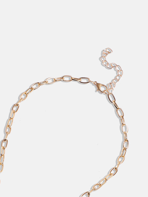 Gold-Plated Beaded Chain