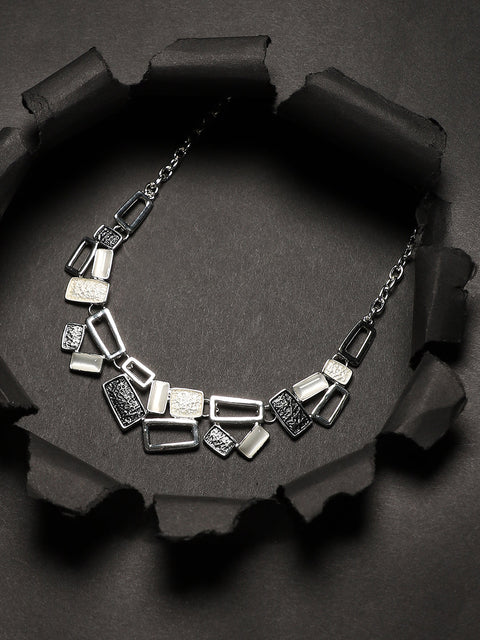 Silver Plated Choker Necklace