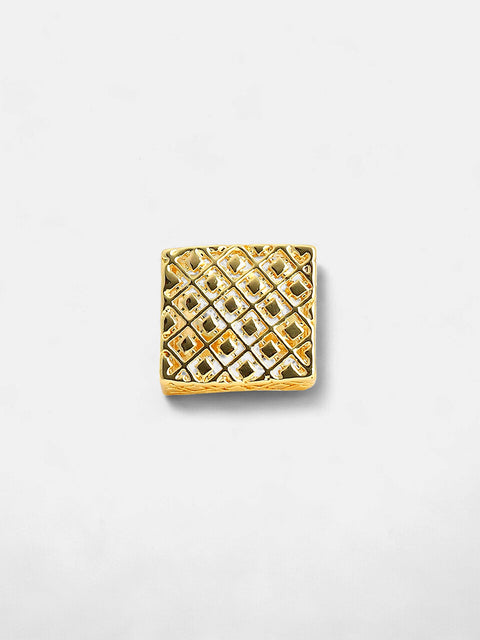 The Damascene Statement Ring - California Gold-SOHIRG6093