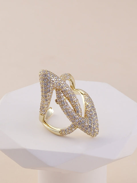 The Cristal Enlace Statement Ring - California Gold-SOHIRG6097