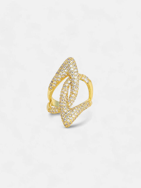 The Cristal Enlace Statement Ring - California Gold-SOHIRG6097