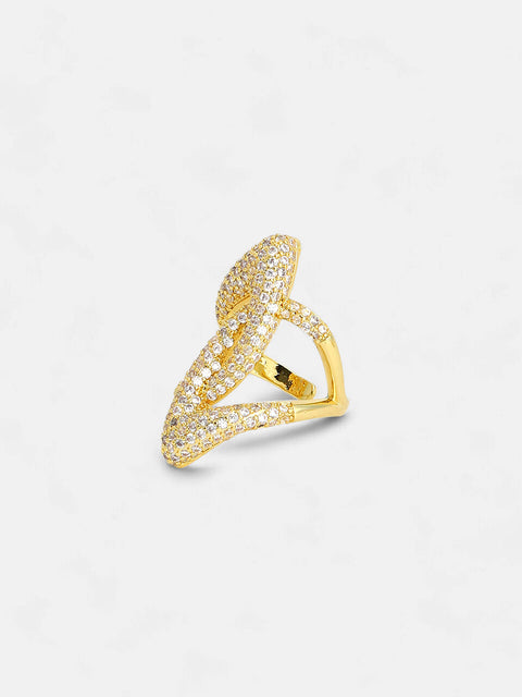 The Cristal Enlace Statement Ring - California Gold-SOHIRG6097