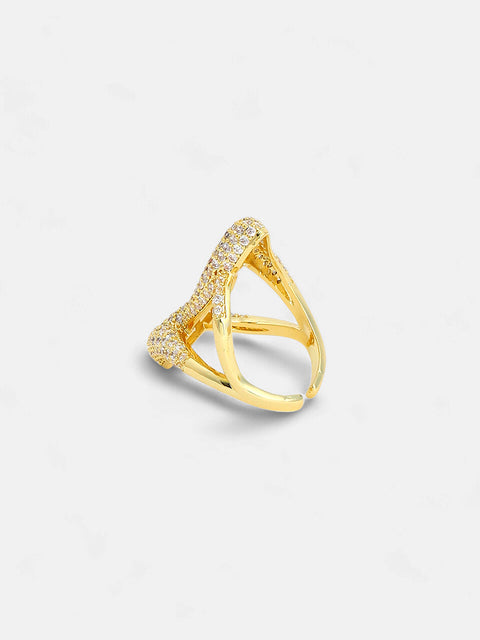 The Cristal Enlace Statement Ring - California Gold-SOHIRG6097