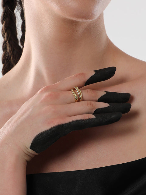 The Baroque Statement Ring - California Gold-SOHIRG6098