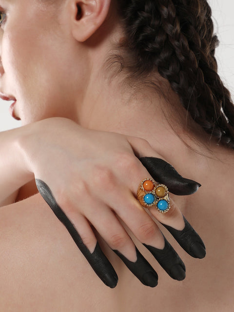 The Regalis Statement Ring - California Gold-SOHIRG6111