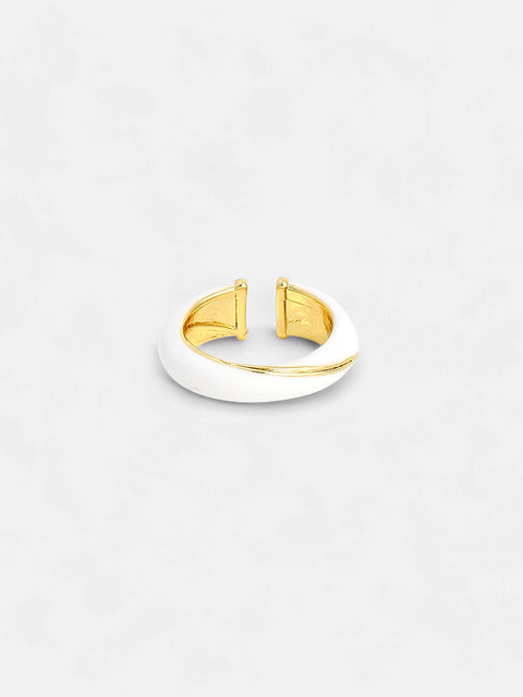 The Candy Finger Ring - Chalk White-SOHIRG6119