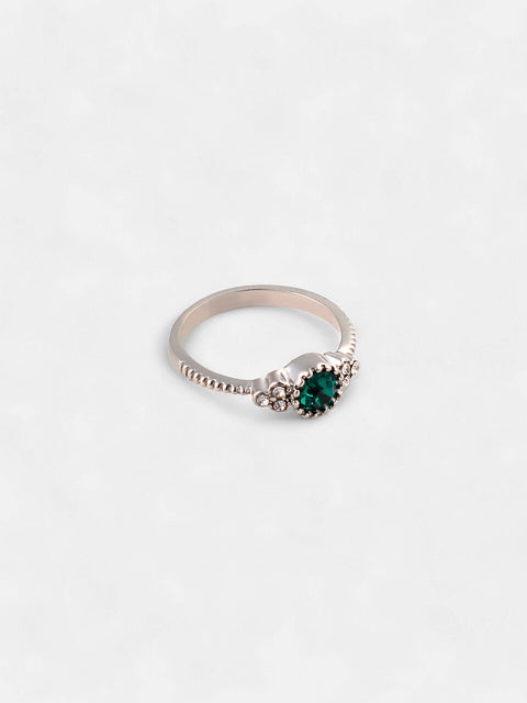 The Eléa Multi-Layer Ring - Emerald Green-SOHIRG6217