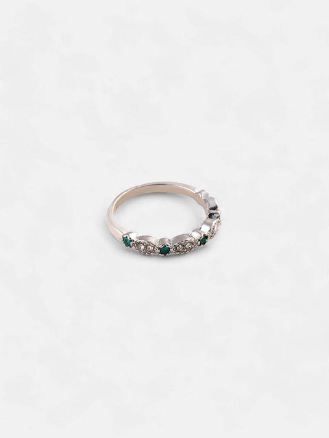 The Eléa Multi-Layer Ring - Emerald Green-SOHIRG6217
