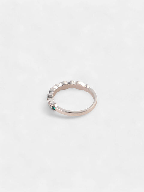 The Eléa Multi-Layer Ring - Emerald Green-SOHIRG6217