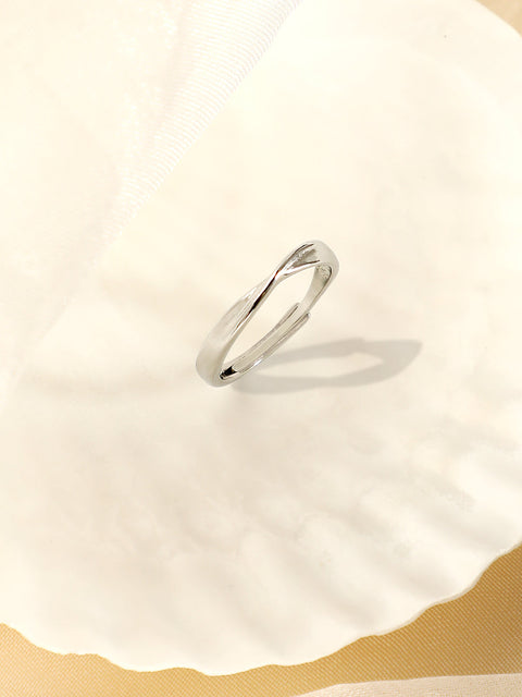 The Tourbillon Finger Ring - Metallic Silver-SOHIRG6218