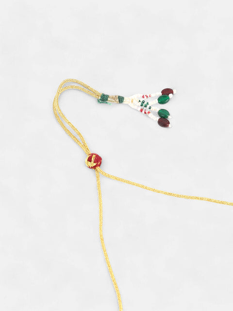 The Aina Jewellery Set - Crystal Silver-SOHNCK1537
