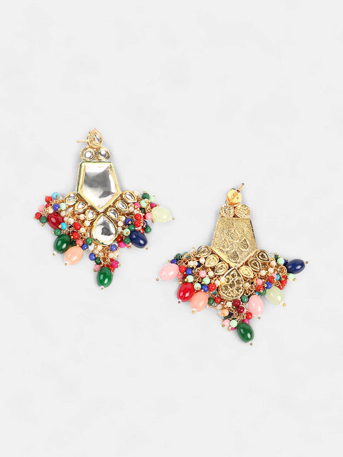 The Jahanara Jewellery Set - Multicolour-SOHNCK2079