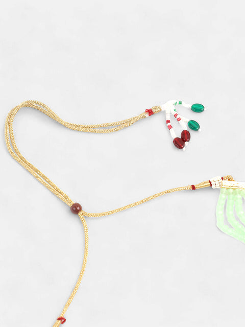 The Dareen Jewellery Set - Mint Green-SOHNCK2160