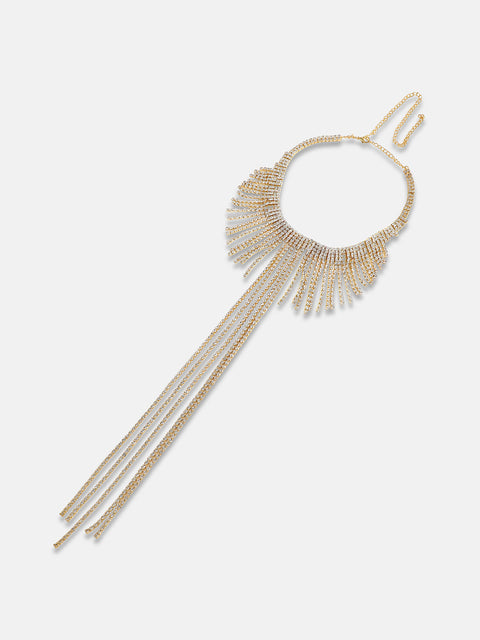Artificial Stones Gold Plated Necklace
