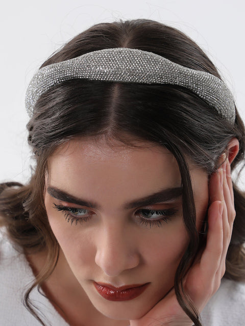 The Bijou Bow Hairband - Antique Gold-SOHIBD6120