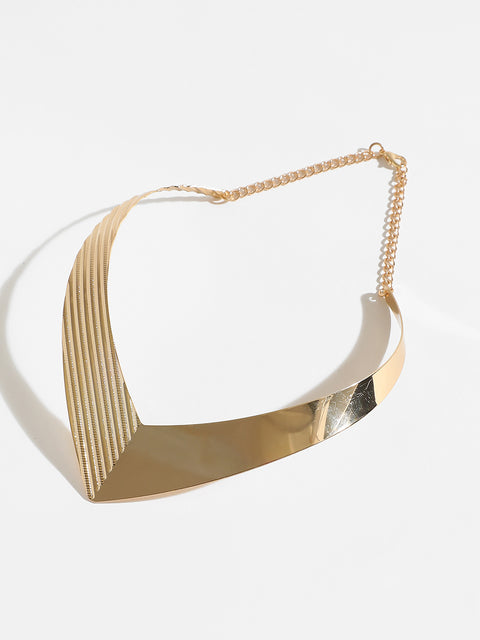 Gold Plated Designer Party Necklace For Women