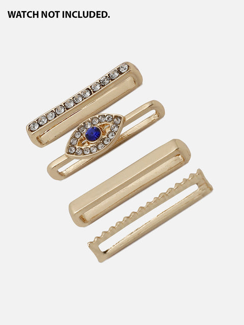 Clara Evil Eye Embellished Glide Charm