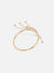Gold Plated Party Rhinestones Armlet For Women